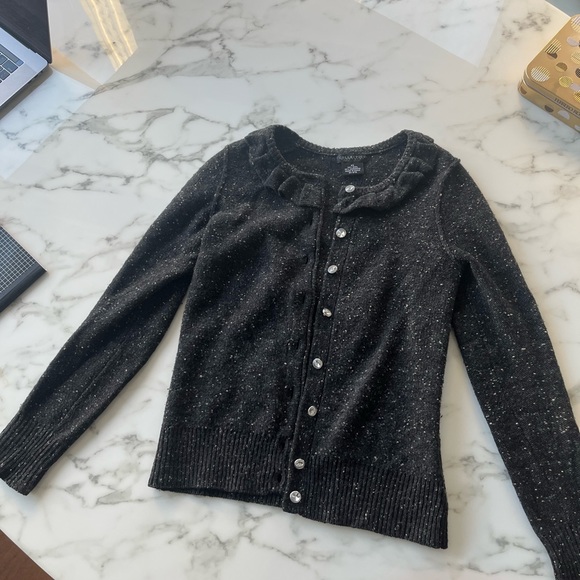 Cashmere/Wool blend sweater with jeweled buttons - Picture 2 of 6